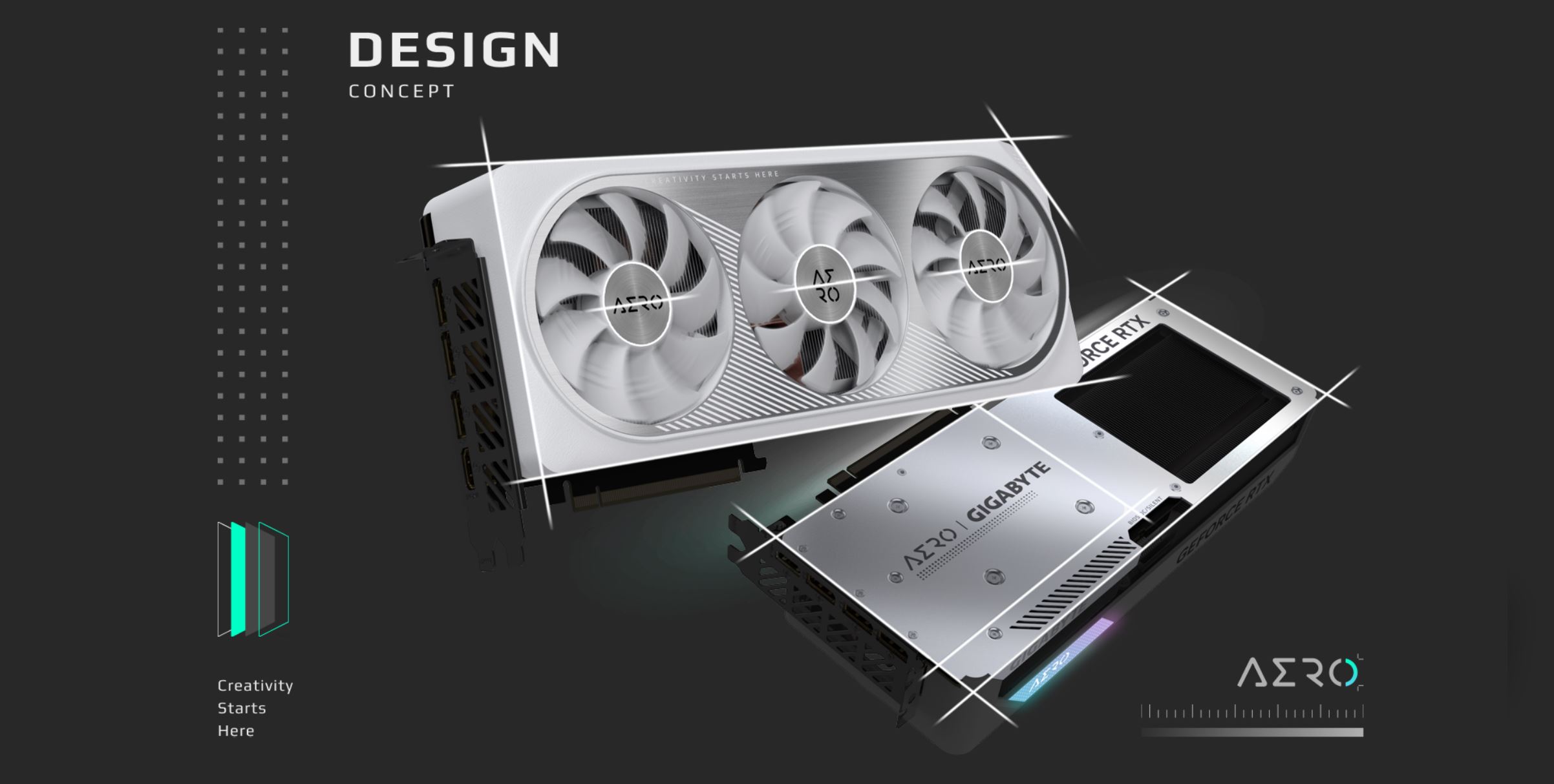 GIGABYTE GeForce RTX 4070 Ti SUPER AERO OC 16G Graphics Card, 3x